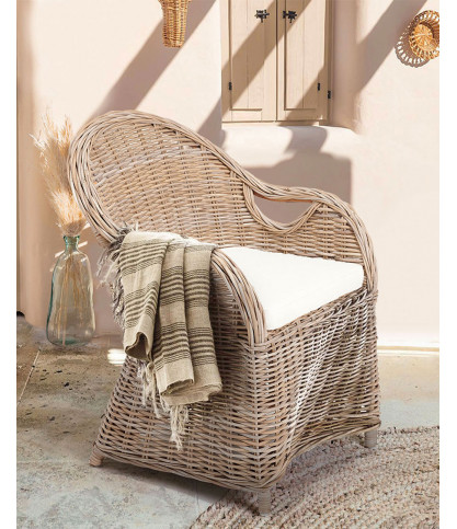 Zago - Sedia in rattan