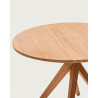 Shiraz - Table repas ronde en teck massif D110 cm 4/6 pers.