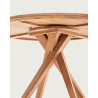 Shiraz - Table repas ronde en teck massif D110 cm 4/6 pers.