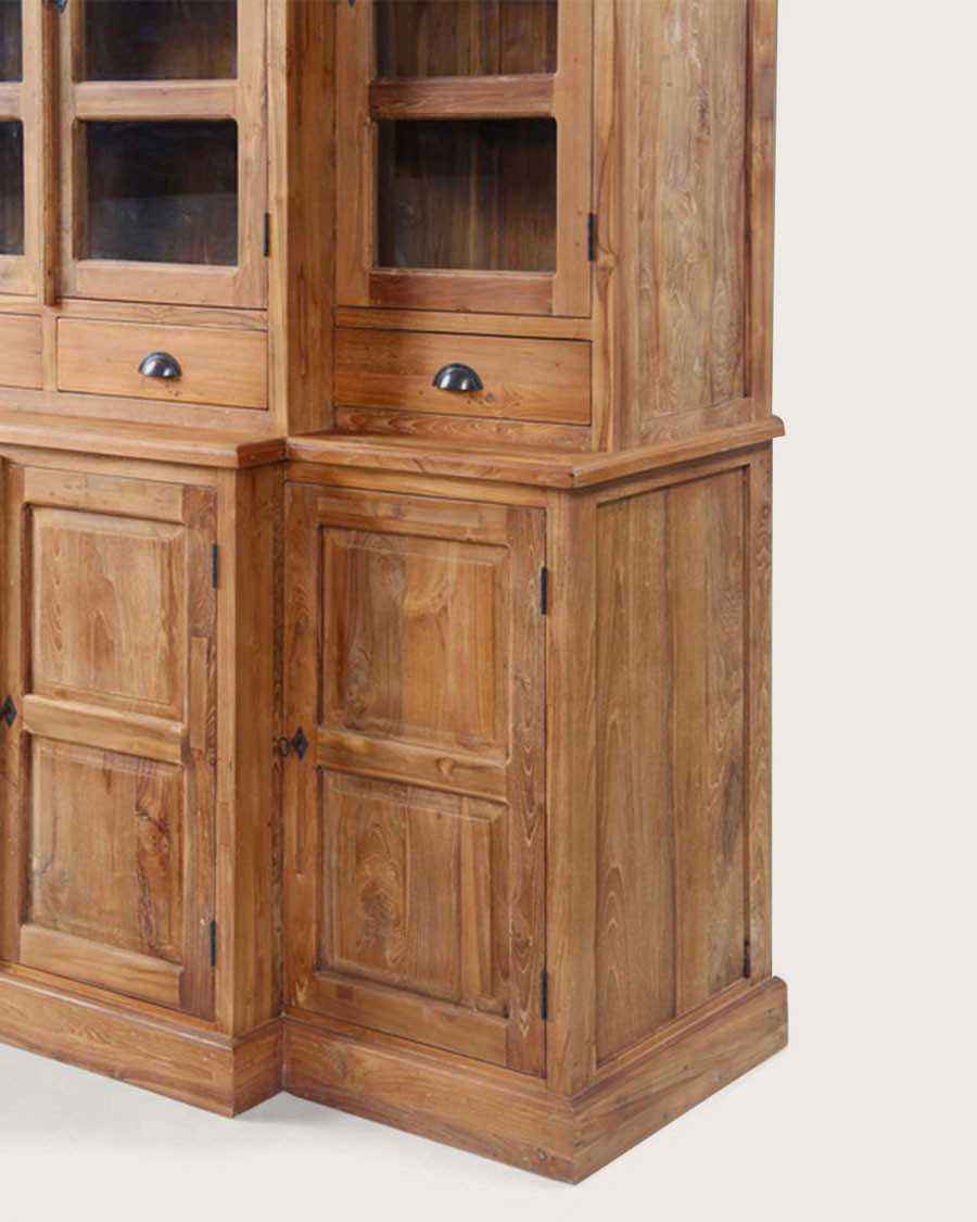 Taska - Libreria con struttura in teak massello di alta qualità