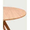 Shiraz - Table repas ronde en teck massif D110 cm 4/6 pers.