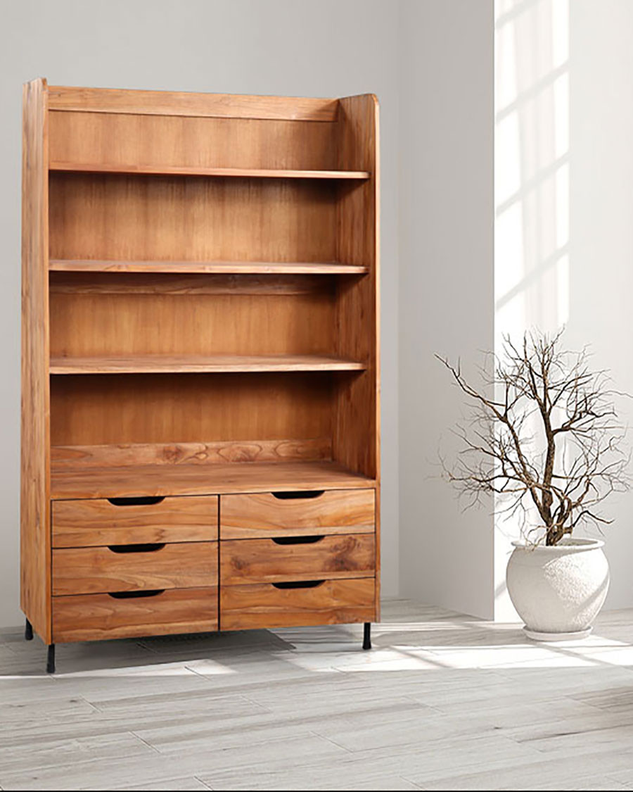 Jodhpur - Solid teak shelf