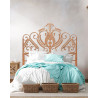 Milo - Tête de lit vintage en rotin tressé 160 cm