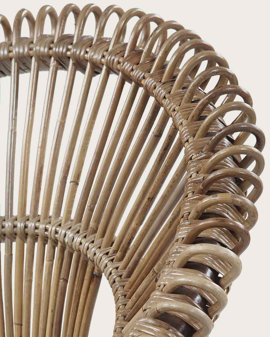 Chiang Mai - Ronde fauteuil van geweven rotan