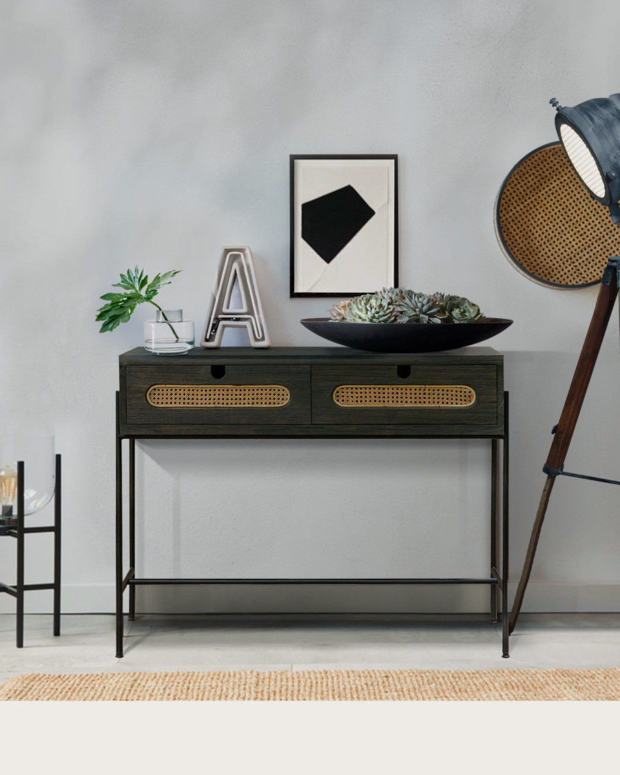 Sanaa - Black console table...