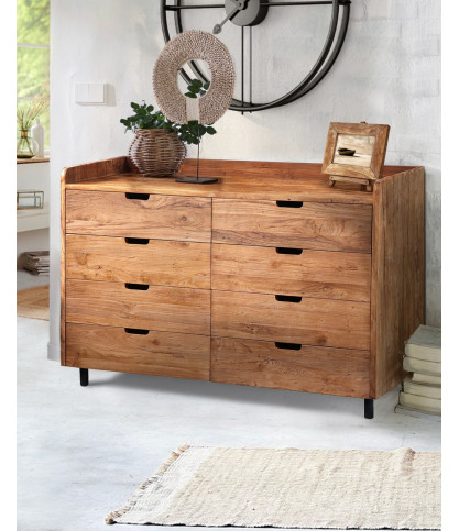 Jodhpur - Vintage solid mango wood chest of drawers