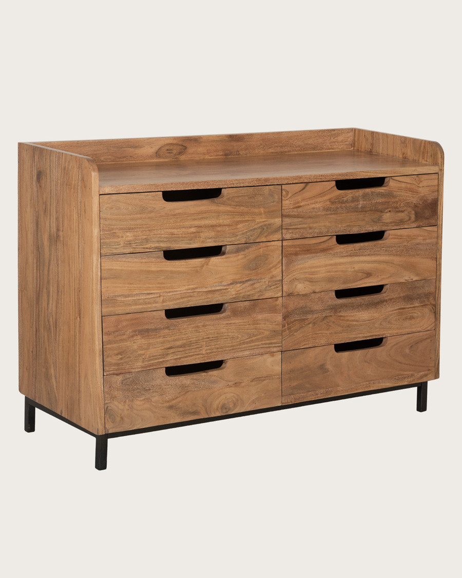 Jodhpur - Vintage solid mango wood chest of drawers