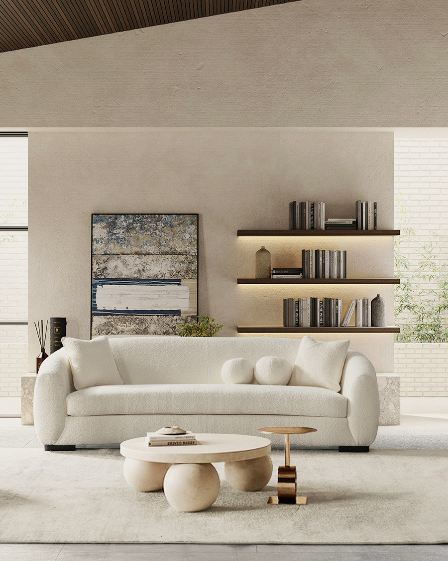 Curve - 3-seater rounded...