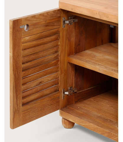 Eclipse - Meuble de salle de bain en teck massif 120 cm