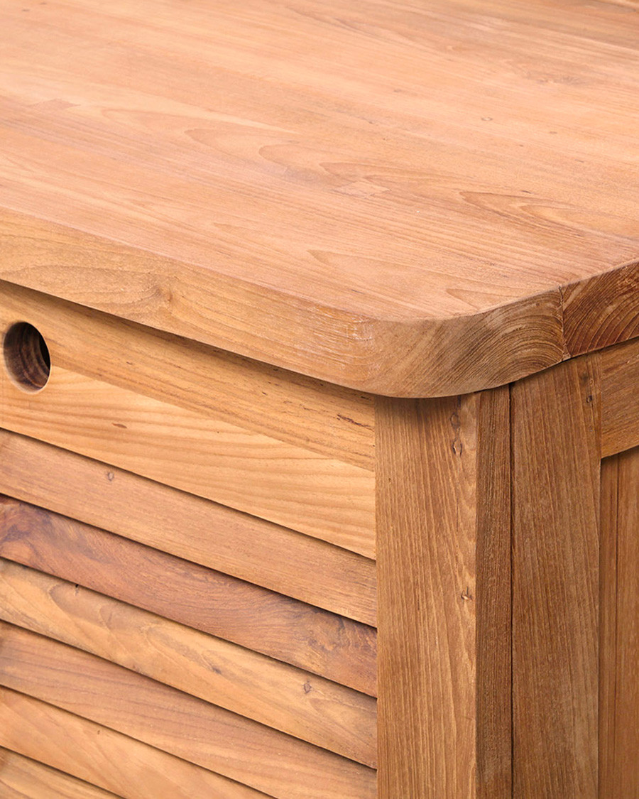 Eclipse - Meuble de salle de bain en teck massif 120 cm