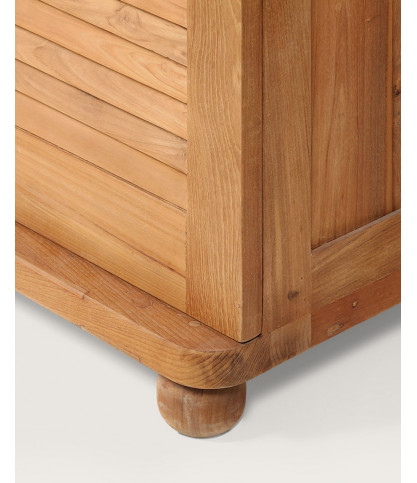 Eclipse - Solid teak bathroom cabinet