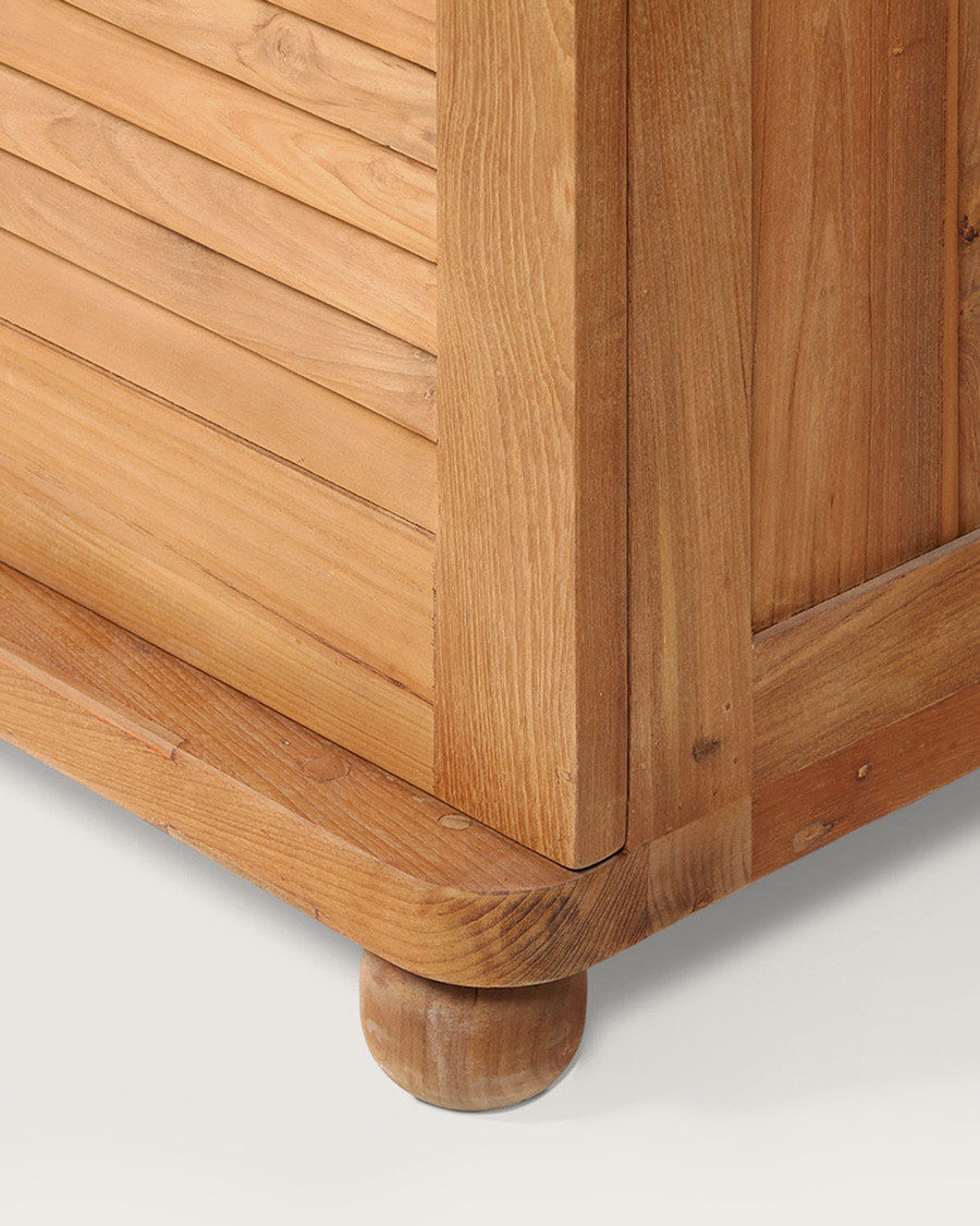 Eclipse - Solid teak bathroom cabinet