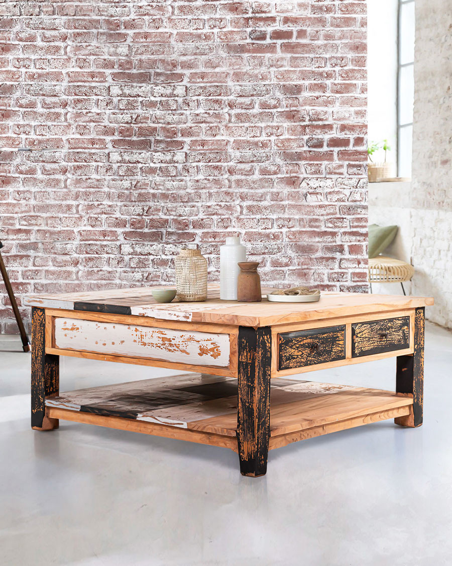 Esha - Square coffee table...