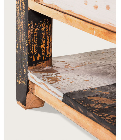 Esha - Square coffee table in solid teak