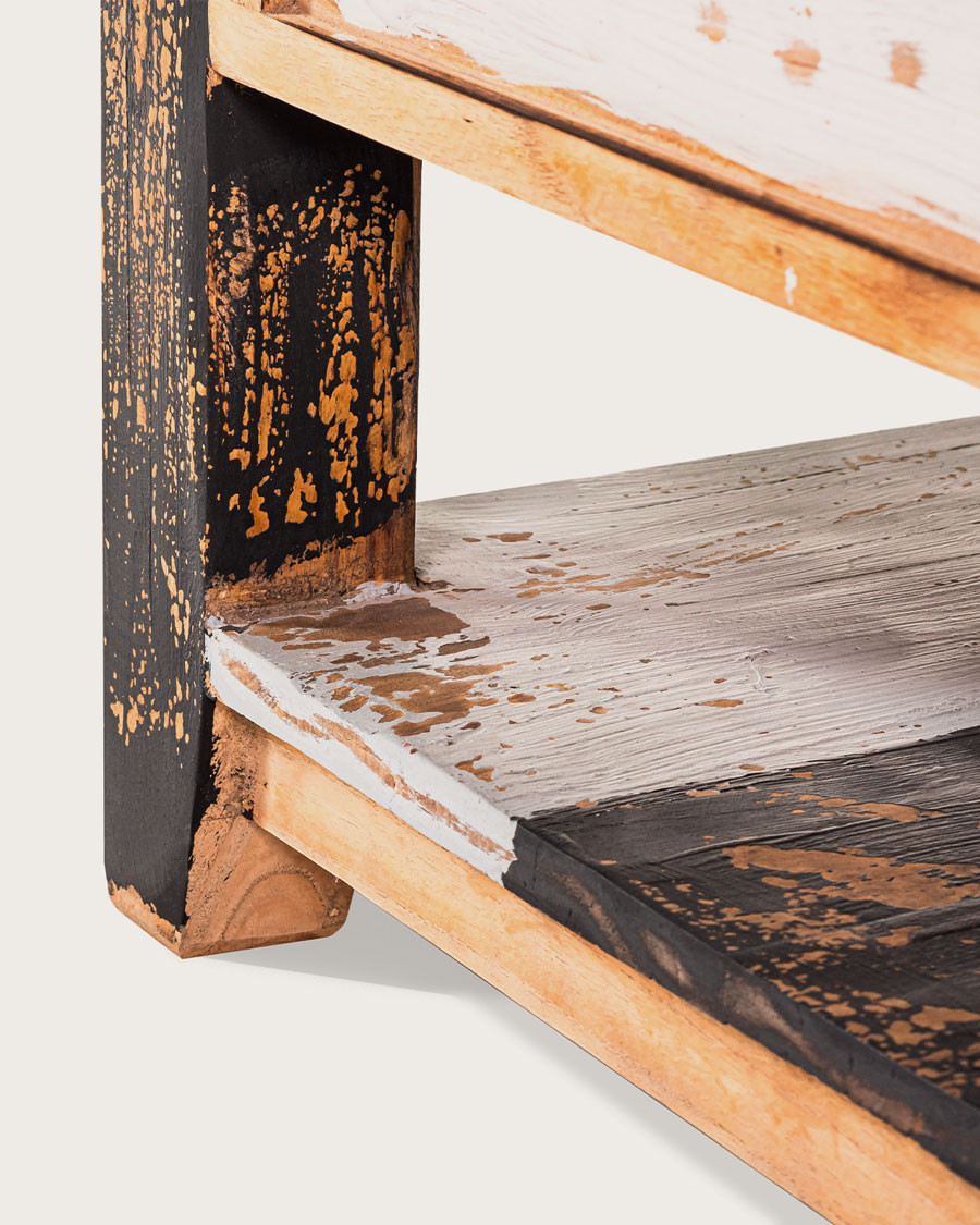 Esha - Square coffee table in solid teak