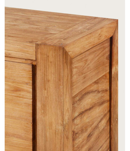 Kutaya - 3-door sideboard in solid teak