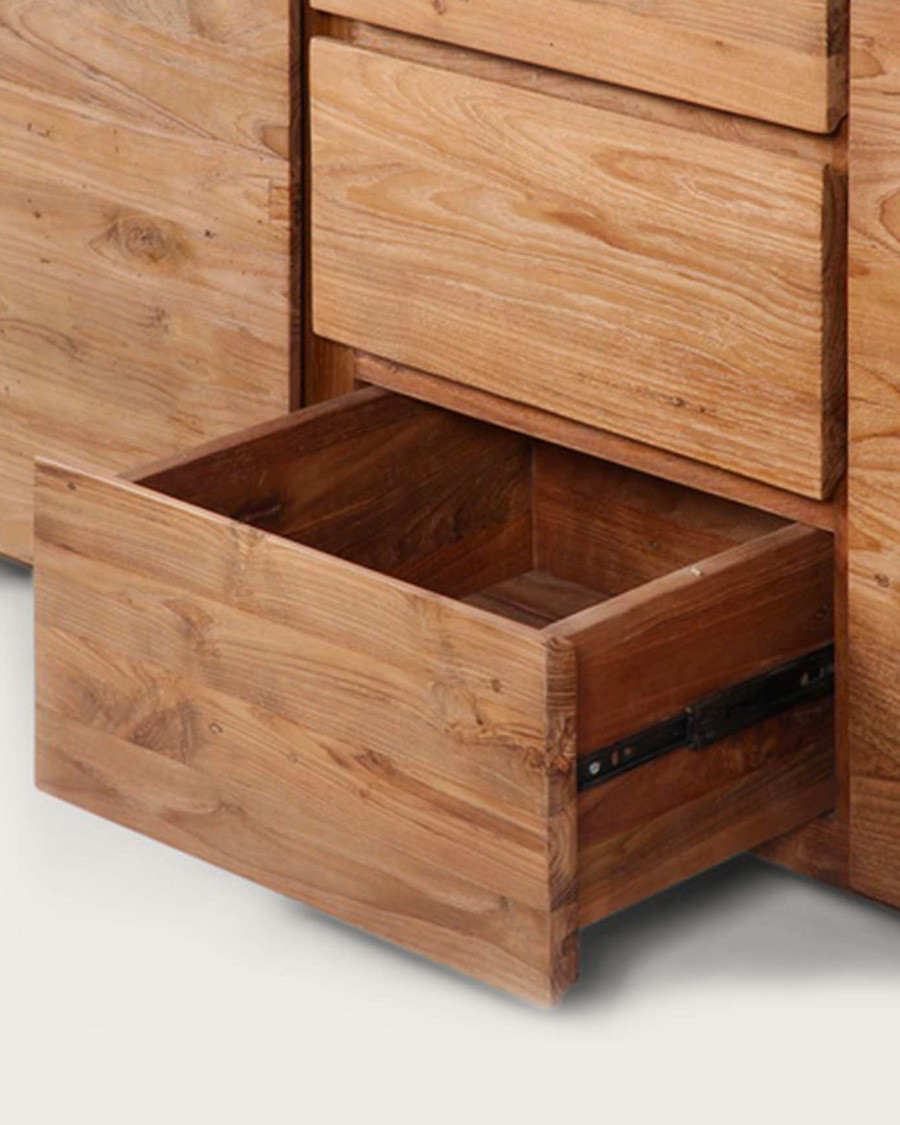 Kutaya - 2 Door + 3 Drawer Teak Sideboard