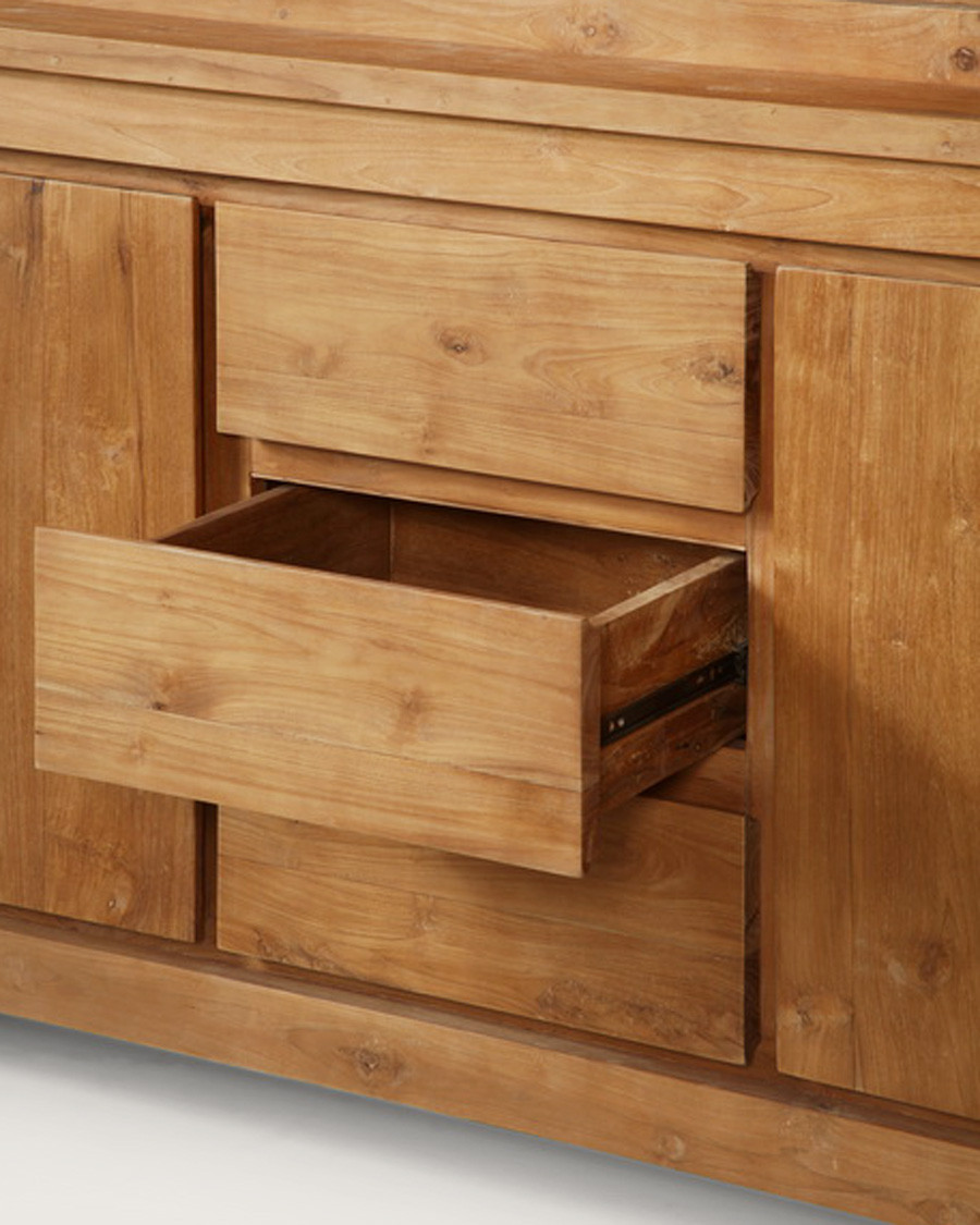 Karna - Solid teak 2-piece bookcase
