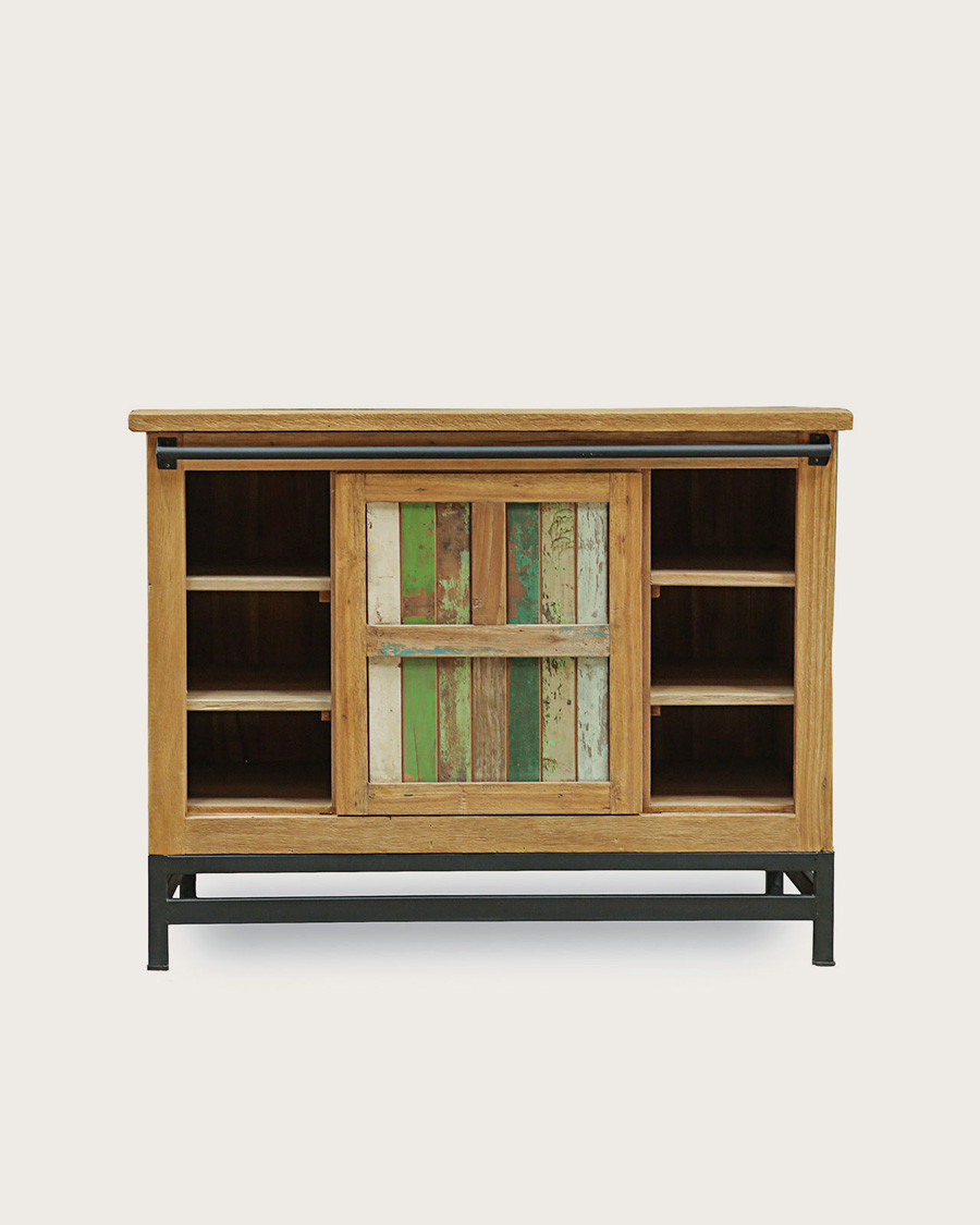 Sumatra - Recycled boat teak vanity unit