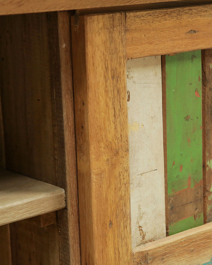 Sumatra - Recycled boat teak vanity unit