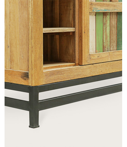 Sumatra - Recycled boat teak vanity unit