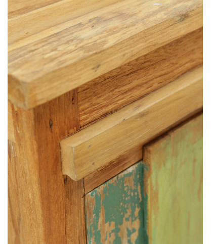 Antik - Reclaimed boat teak vanity unit