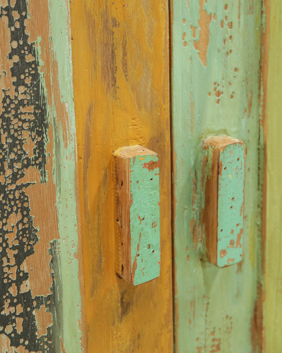 Antik - Reclaimed boat teak vanity unit