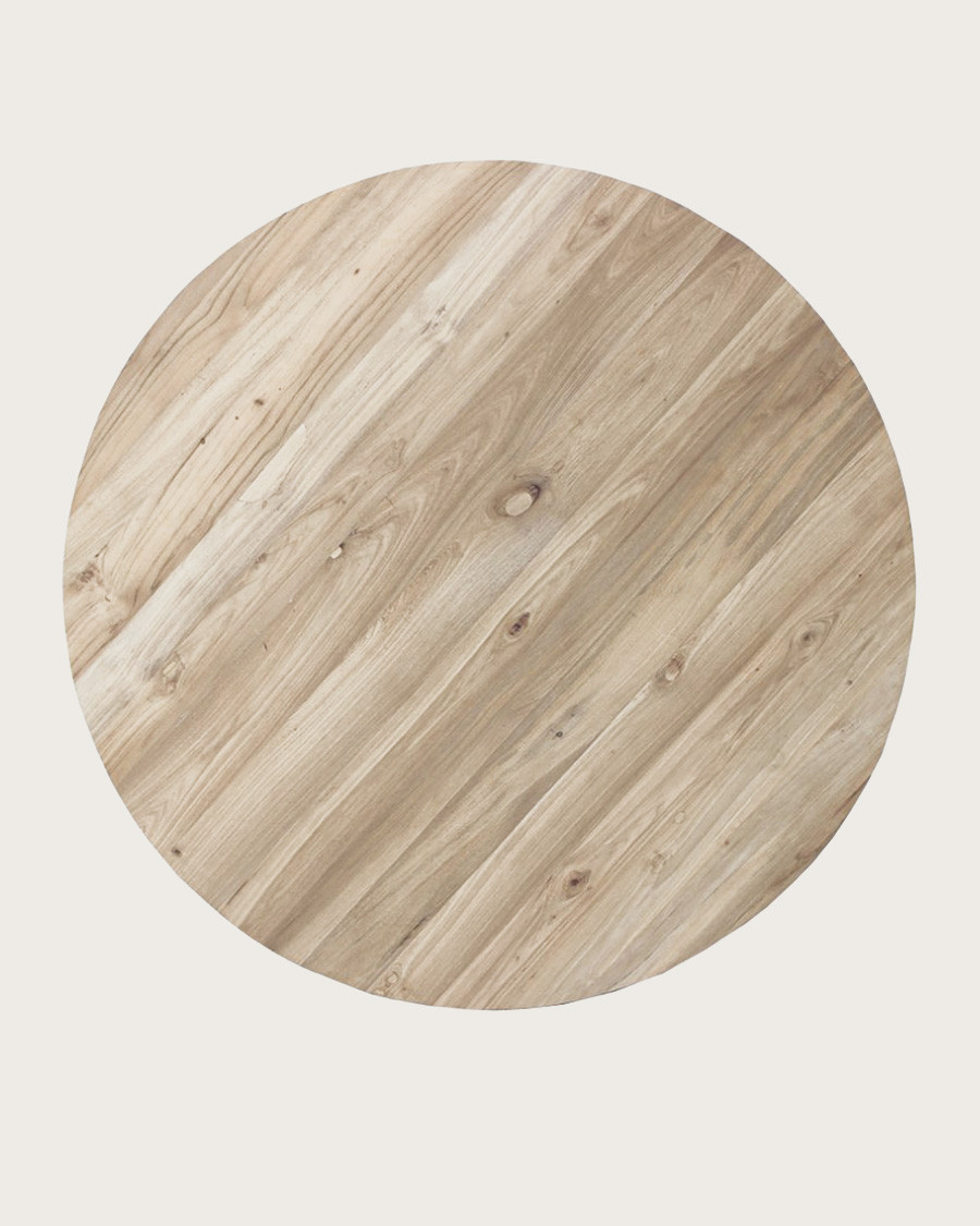 Amelia - Round dining table in solid teak D110 cm 4/6 people