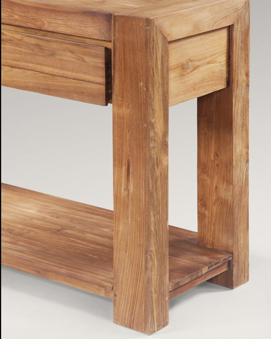 Kutaya - Solid teak console