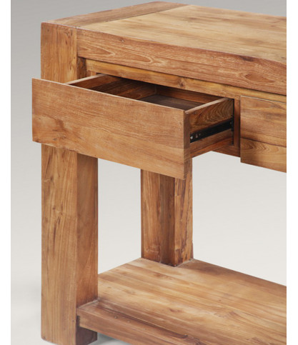Kutaya - Solid teak console table