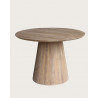 Honolulu - Table repas ronde en teck massif D110 cm 4/6 pers.