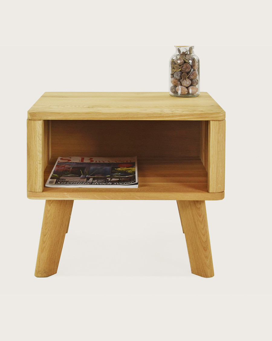 Marina - Solid oak bedside...