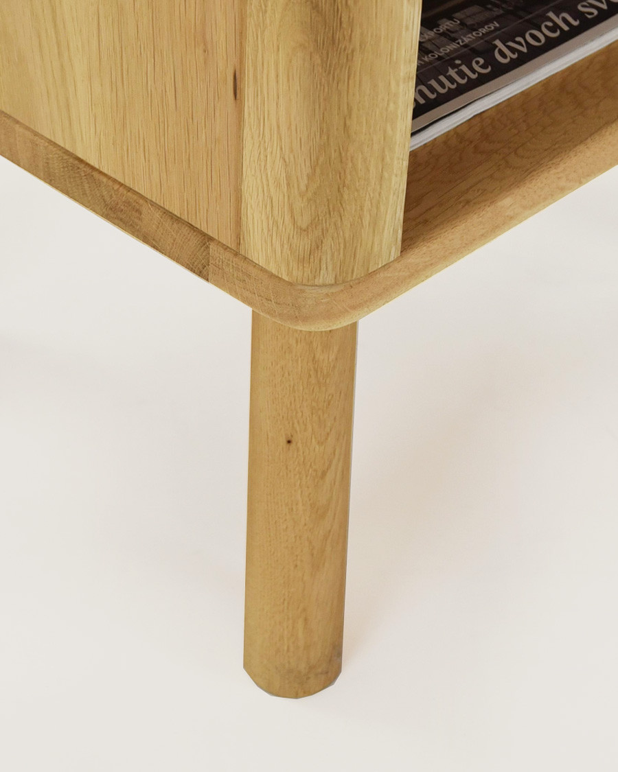 Marina - Solid oak bedside table
