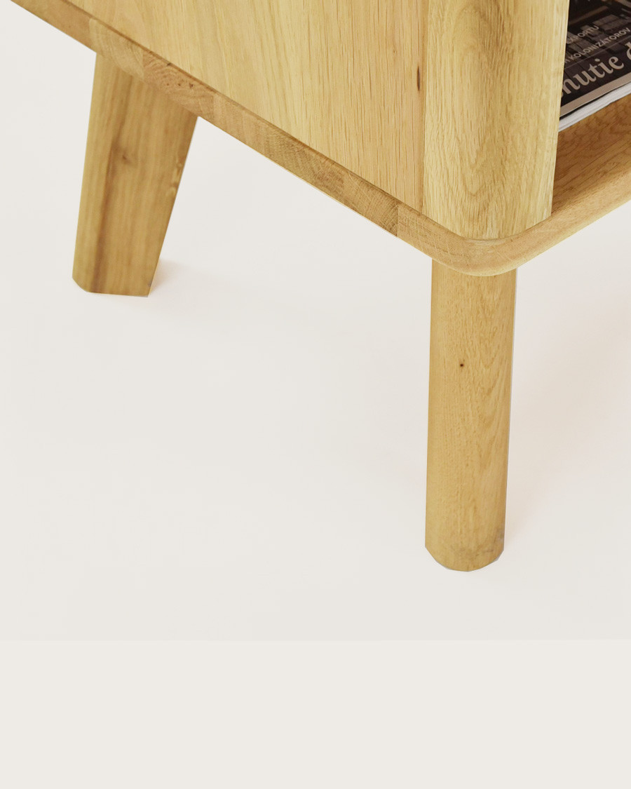 Marina - Solid oak bedside table
