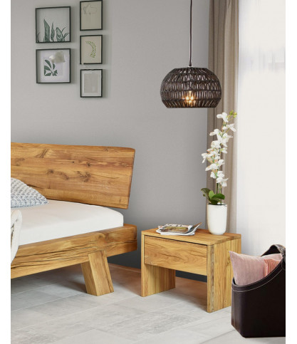 Matus - Solid oak bedside table