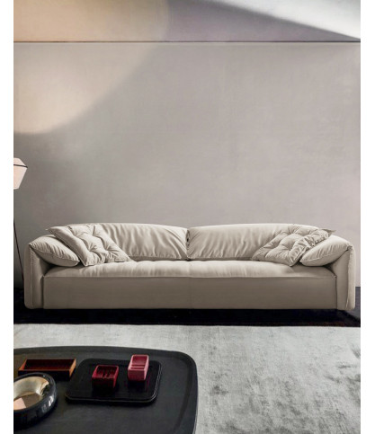 Living - 3-seater fixed sofa