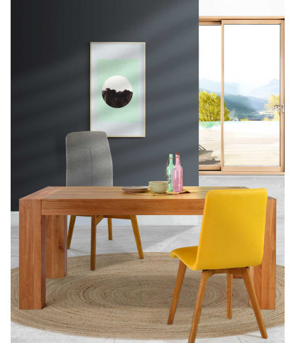 Turban - Solid teak dining table