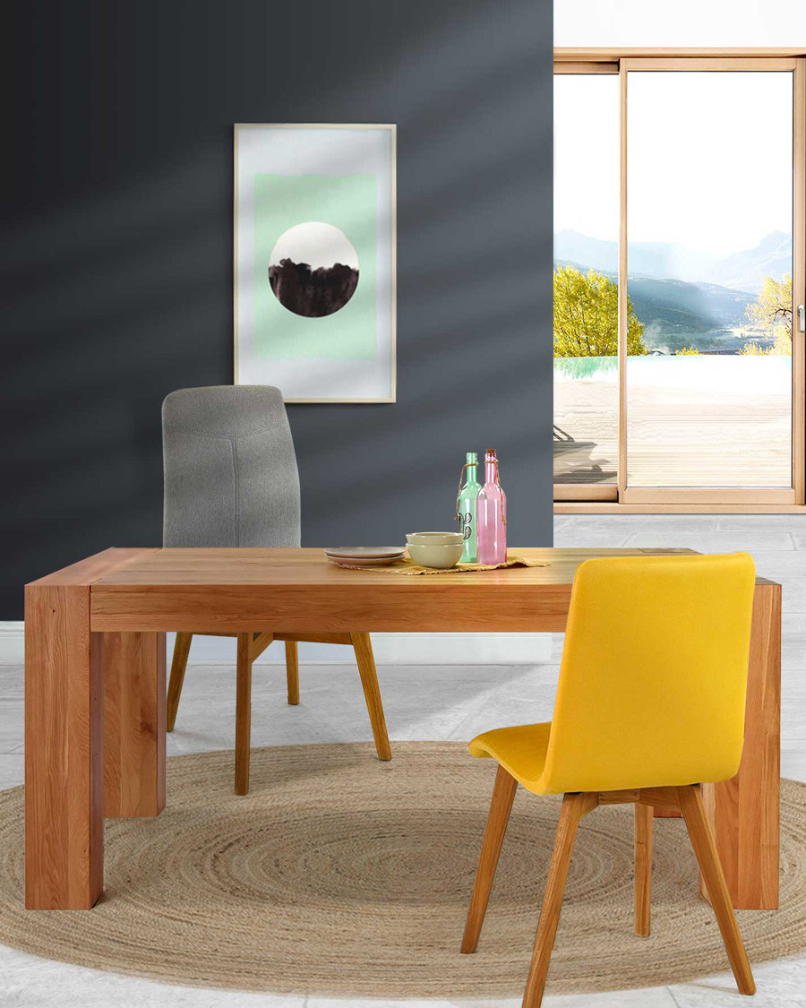 Turban - Solid teak dining...