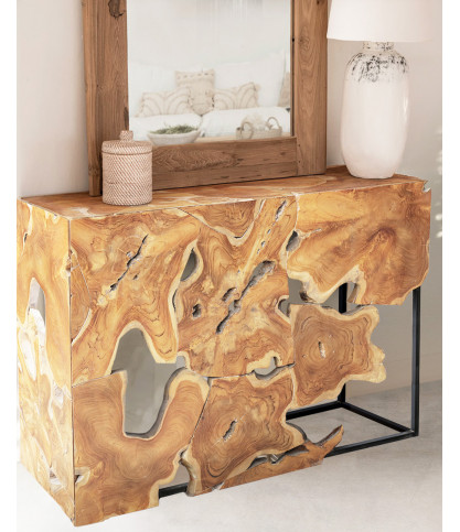 Hamali - Solid teak console