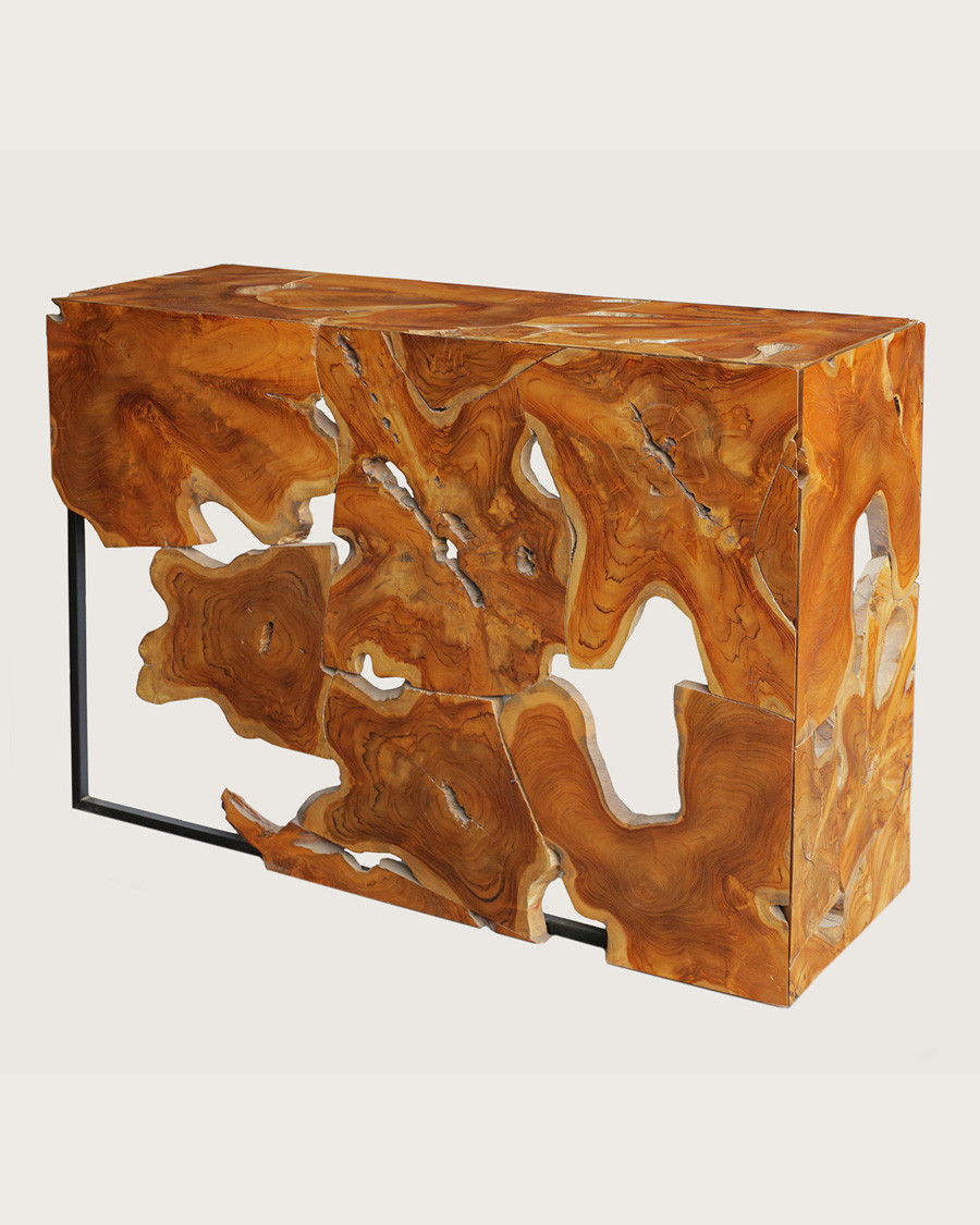 Hamali - Massief teakhouten console