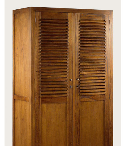 Ariana - 2-door bedroom wardrobe in solid Mindy