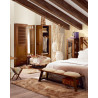Ariana - Armoire de chambre 2 portes en Mindy massif
