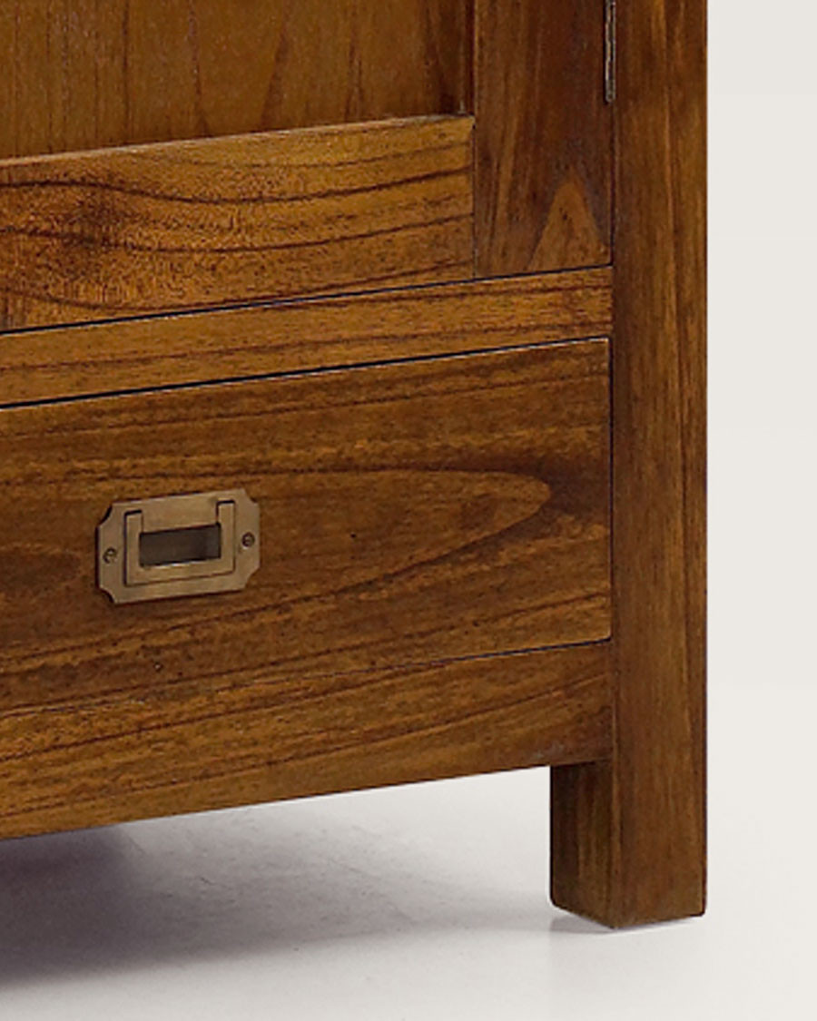 Ariana - 2-door bedroom wardrobe in solid Mindy
