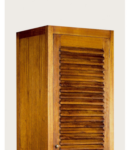 Ariana - 1-door bedroom wardrobe in solid Mindy