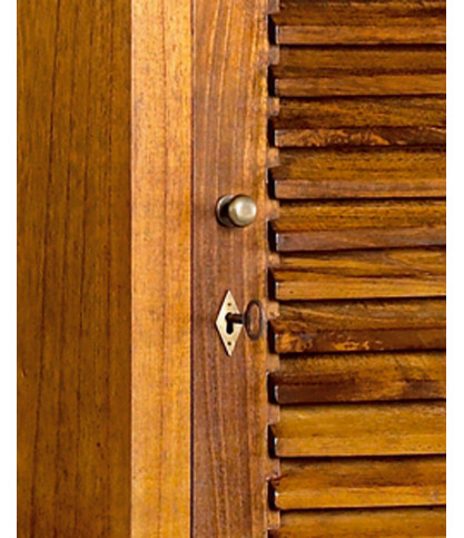 Ariana - 1-door bedroom wardrobe in solid Mindy