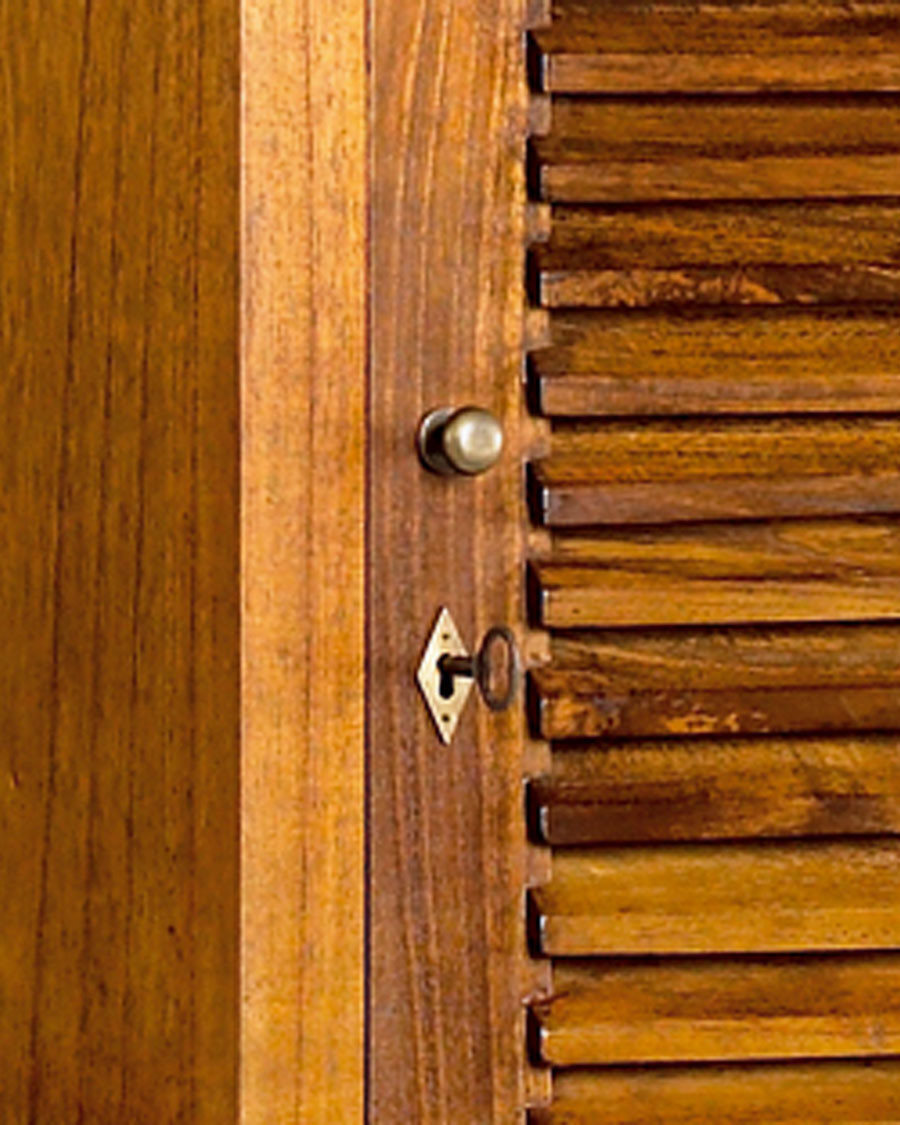 Ariana - 1-türiger Schlafzimmerschrank aus massivem Mindy