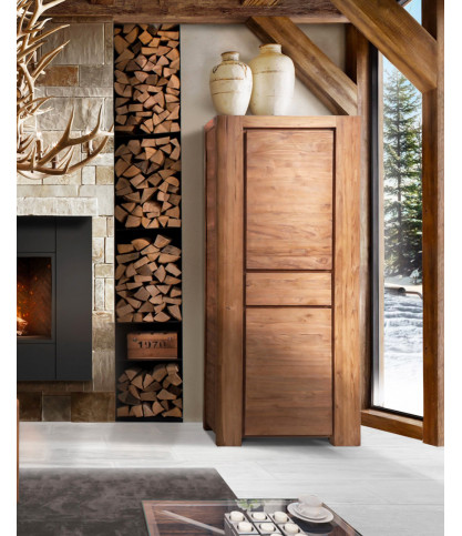 Kutaya - Solid teak wardrobe/cabinet