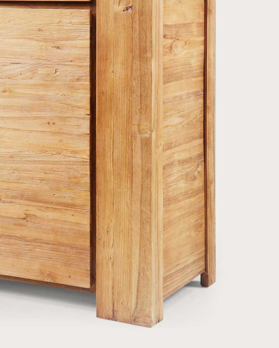 Kutaya - Kleiderschrank/Schrank aus massivem Teakholz