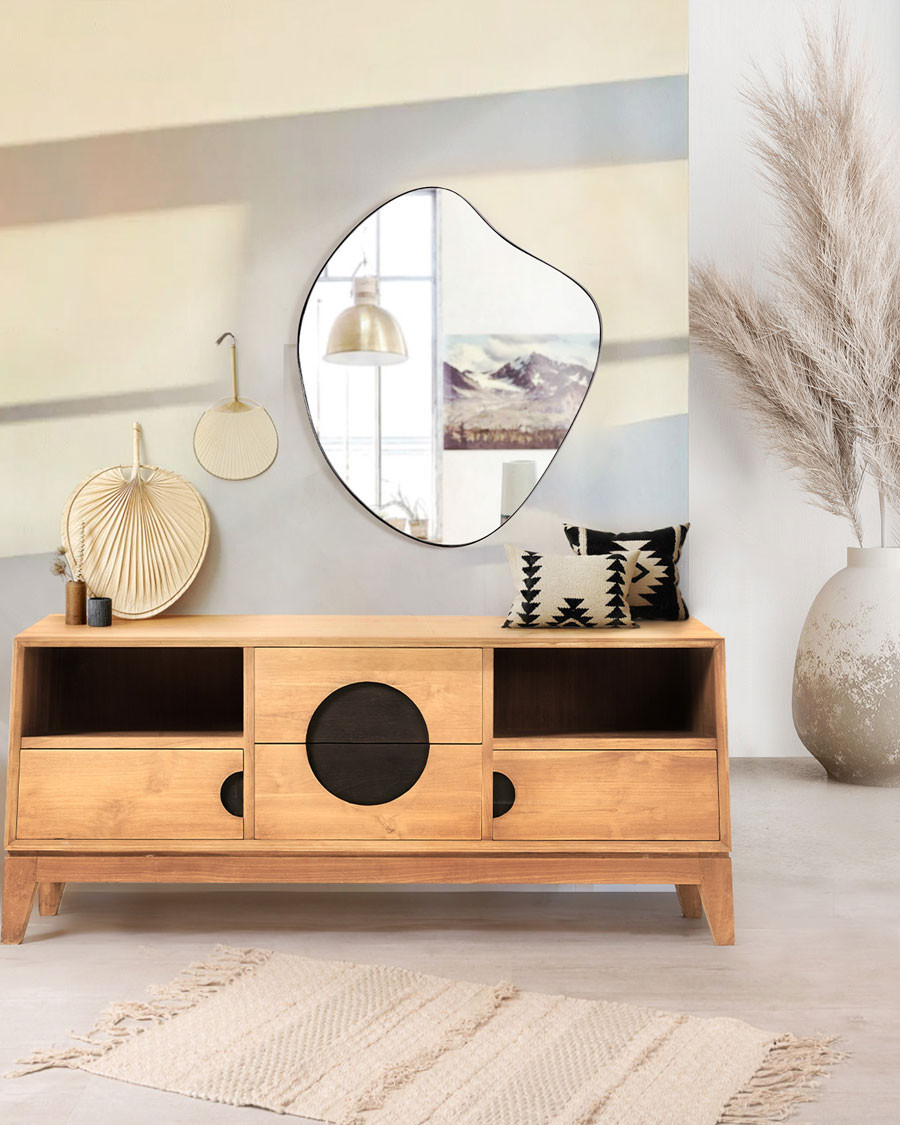 Kyoto - Solid Teak TV...