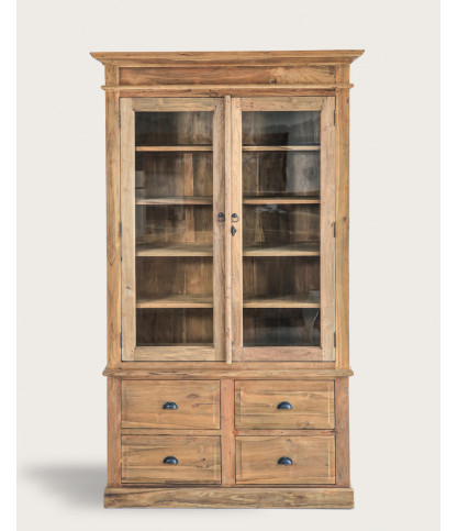 Chika - Bibliothèque en bois massif